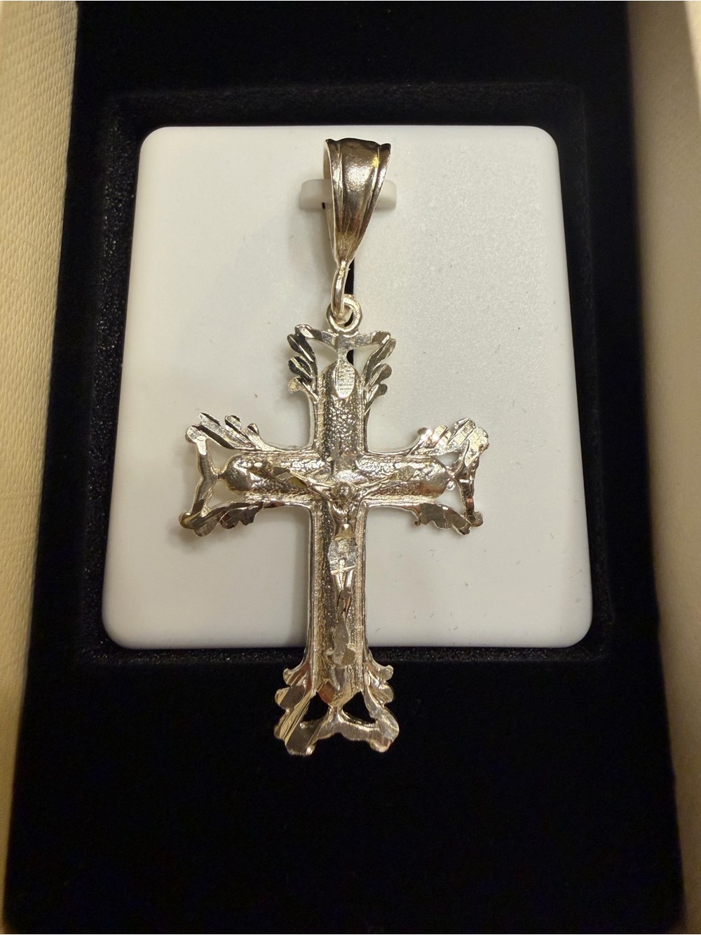 Silver Cross Pendant - Religious Jewelry